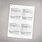 Avery Annual Vehicle Inspection Label Stickers, Waterproof, UV Resistant, Preprinted, Handwrite Only, 4" x 4", 40 Stickers
